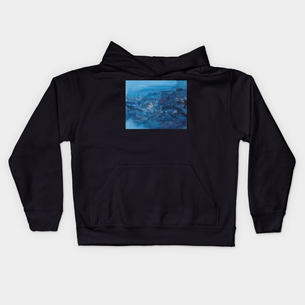 Zao Wou Ki Kids Hoodie by Kollagio